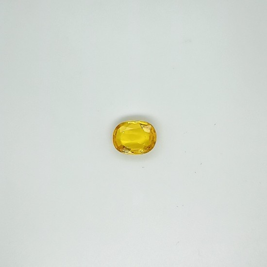 Yellow Sapphire (Pukhraj) 5.72 Ct Lab Tested Yellow Sapphire (Pukhraj) 5.72 Ct Lab Tested